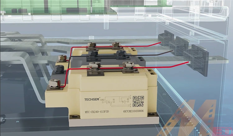 3 phase 440V Built in Bypass Soft Starter 160KW