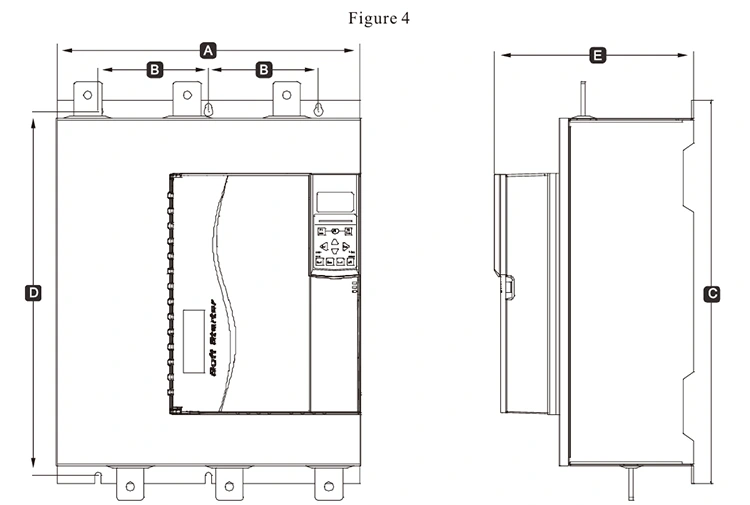 3 phase 440V Built in Bypass Soft Starter 160KW